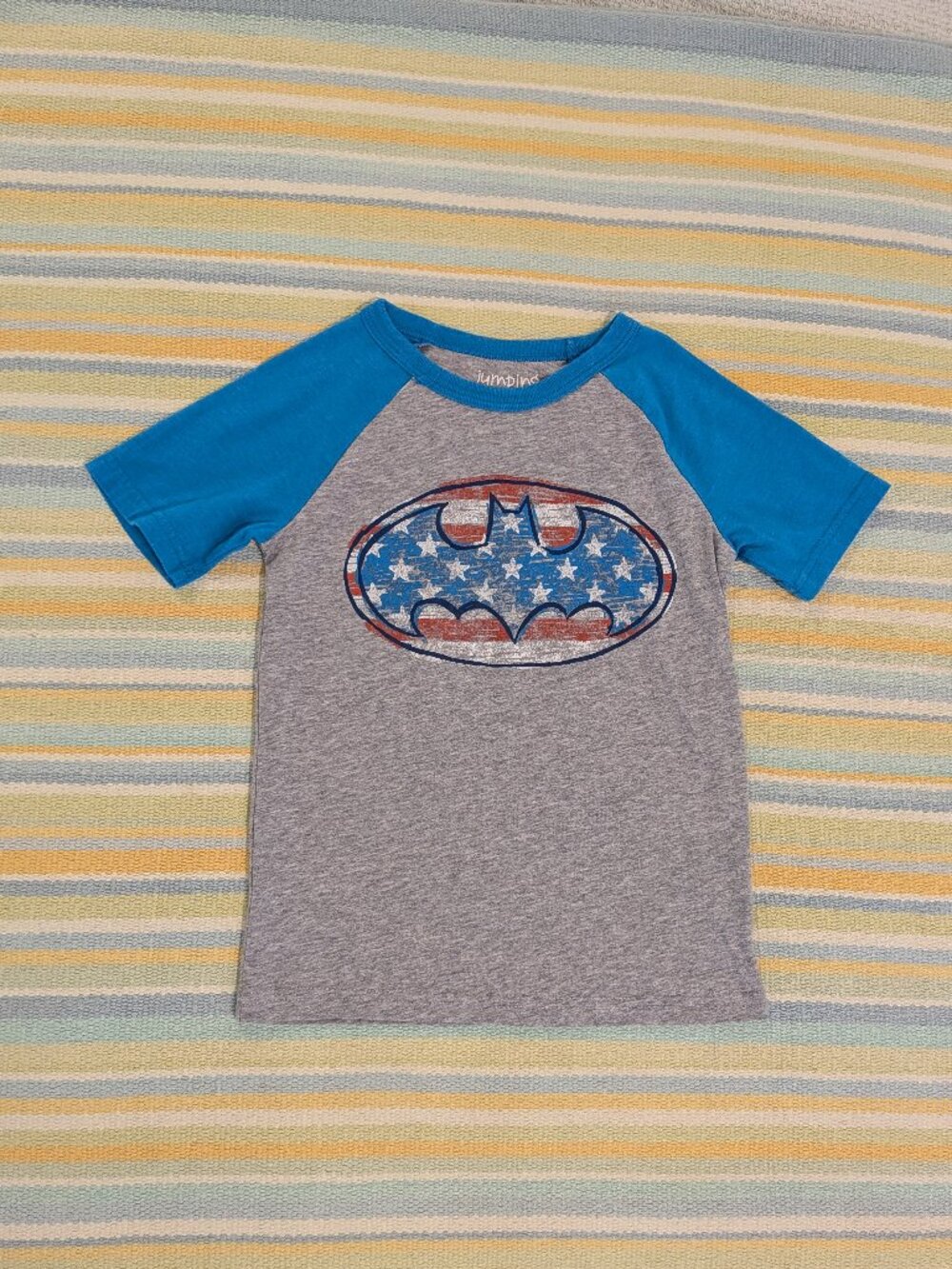 Jumping Beans Patriotic Batman tee size 6
